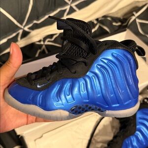 Nike Little Posite One KI (PS) Black Sneakers